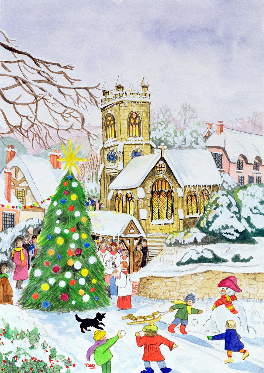 Village Festivities by Tony Todd