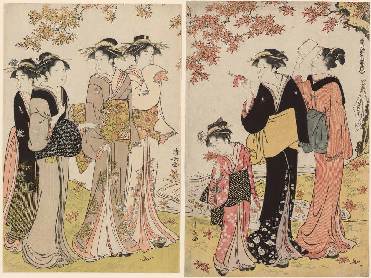 Beauties Under a Maple Tree, from the series 