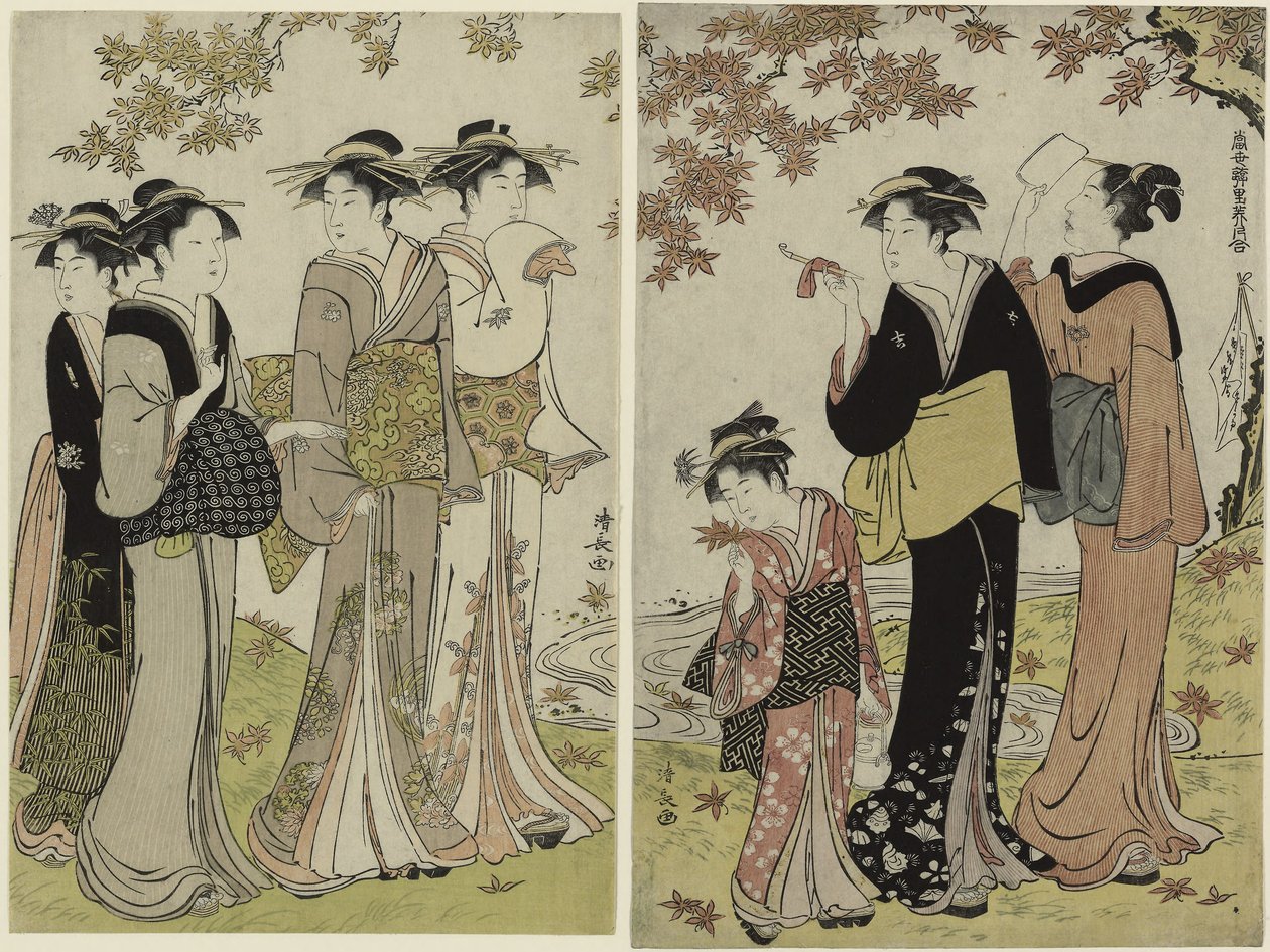 Beauties Under a Maple Tree, from the series 