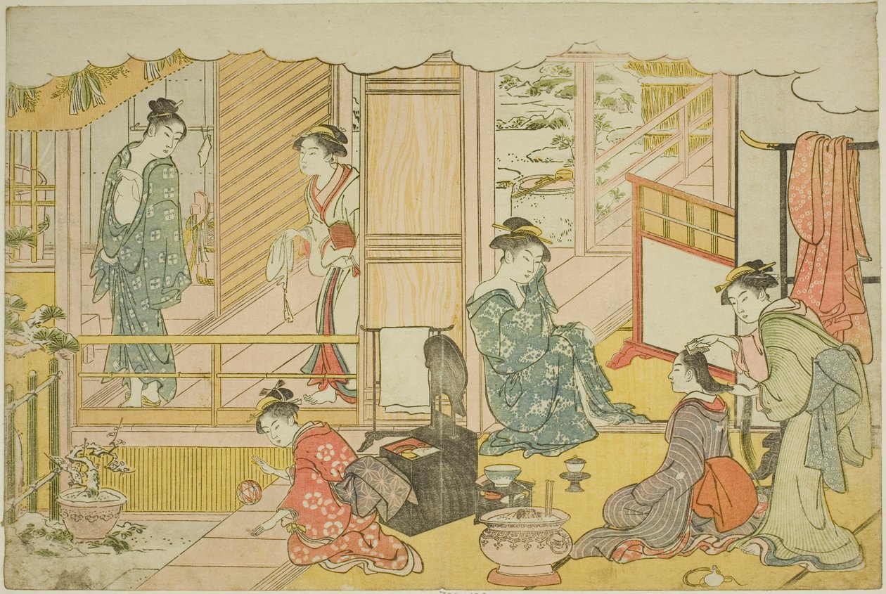The First Bath of the New Year, from the illustrated book 