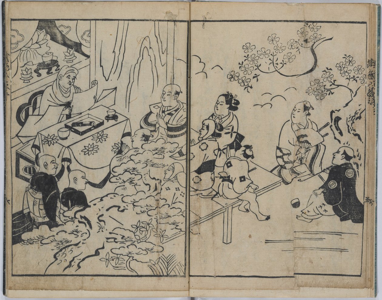 The Fanciful Eight Views in Military Love Affairs by Torii Kiyonobu I