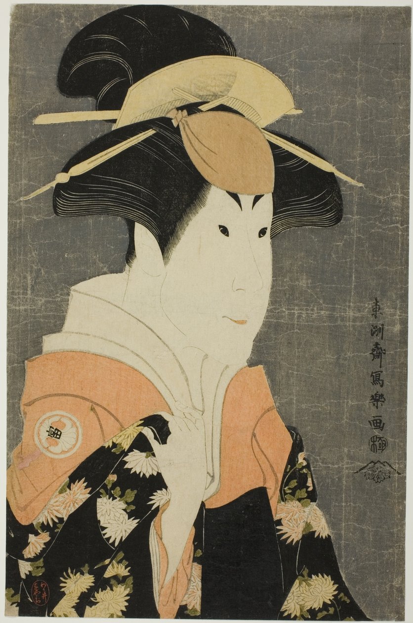 The Actor Segawa Tomisaburo II as Yadorigi, Wife of Ogishi Kurando by Toshusai Sharaku