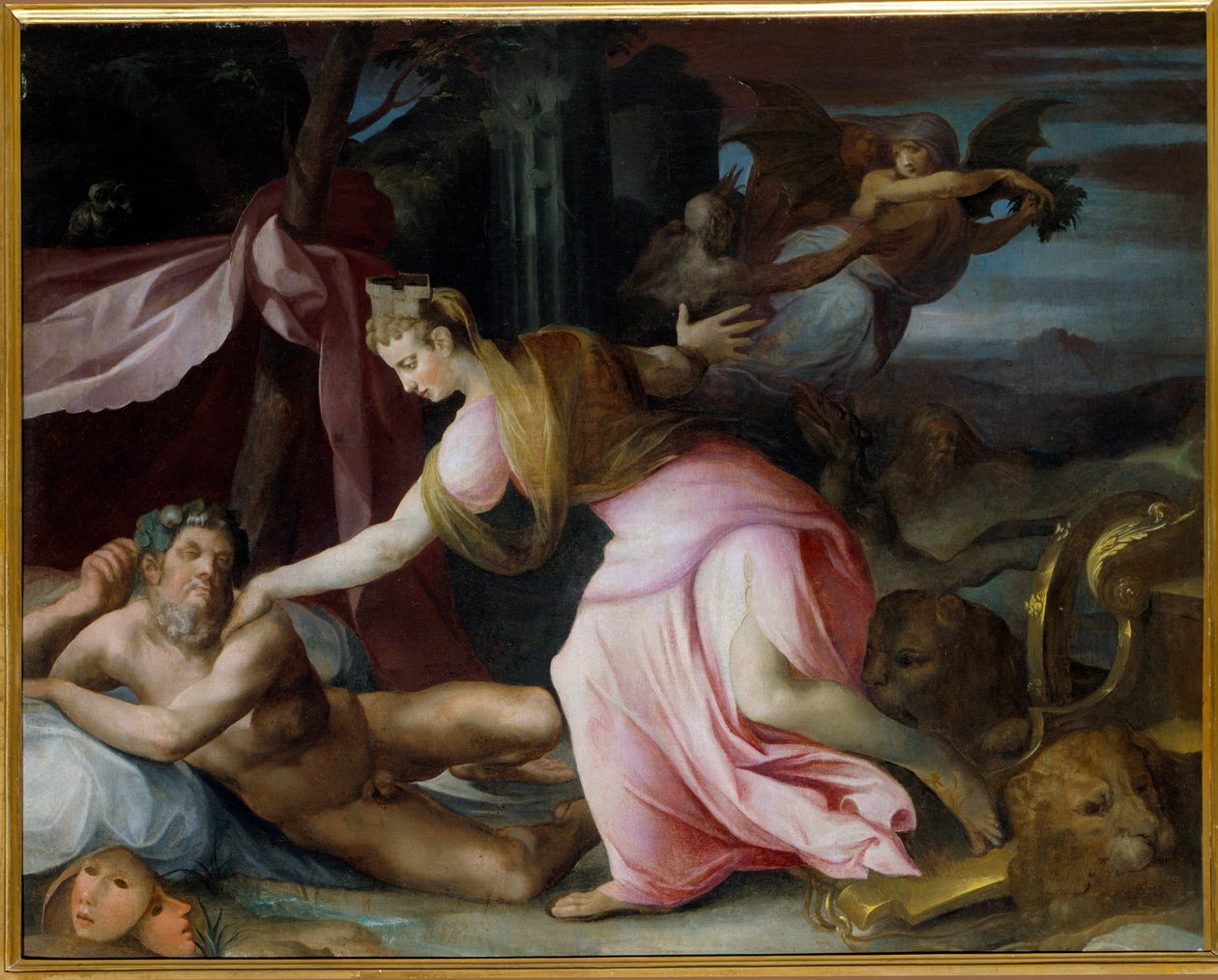 Cybelle Awakening Morphee by Toussaint Dubreuil