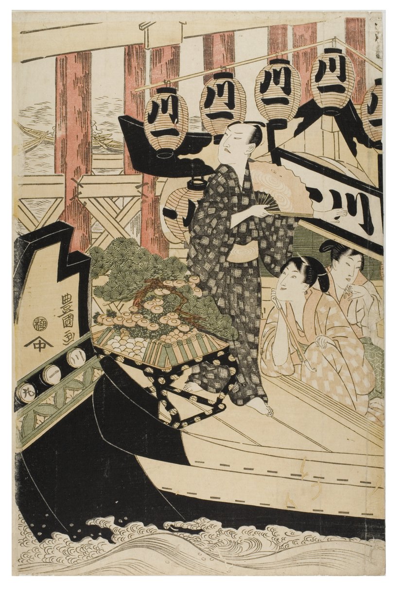Actors in the Twelve Months by Toyokuni Utagawa