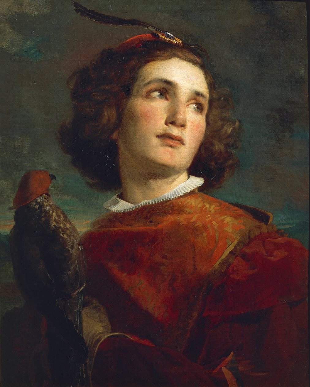 The Falconer by Tranquillo Cremona