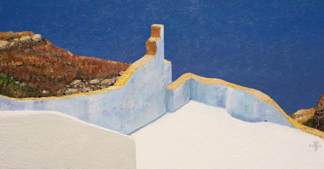 Santorini I, 2010 by Trevor Neal