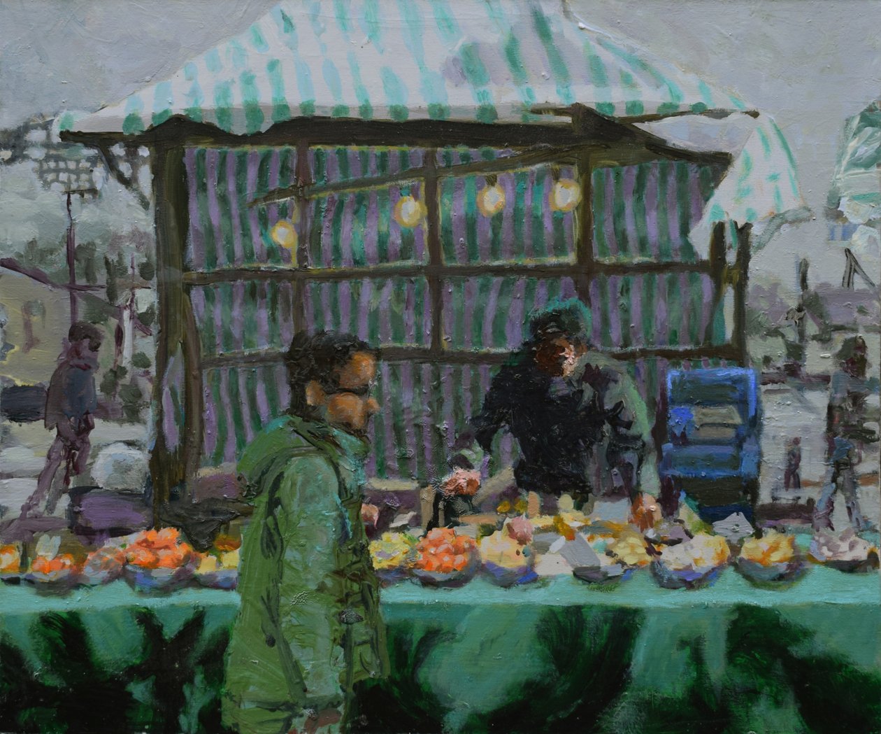 Market stall (Deptford) by Trevor Burgess
