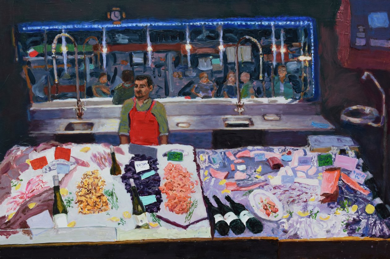 Seafood Counter (Paris) by Trevor Burgess
