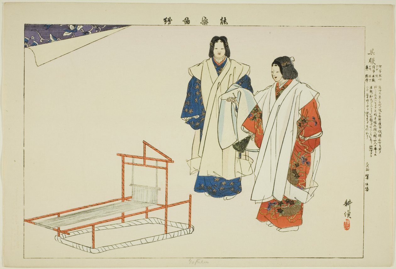 Yofuku, from the series Pictures of No Performances by Tsukioka Kogyo