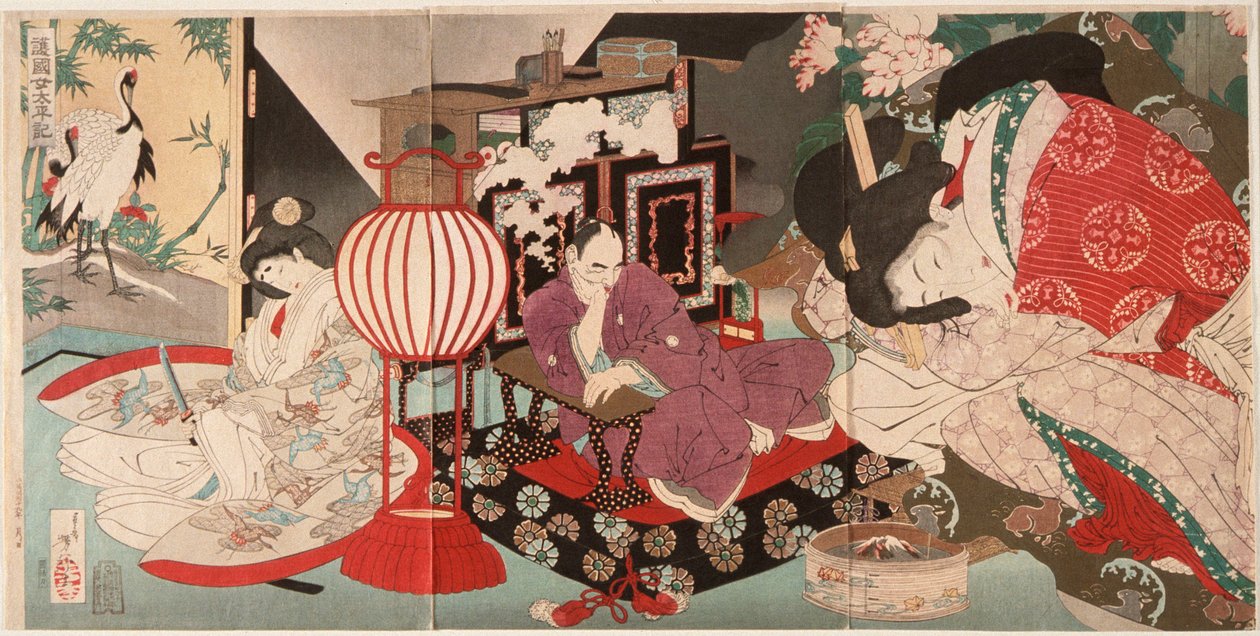 A Woman Saving the Nation: A Chronicle of Great Peace by Tsukioka Yoshitoshi