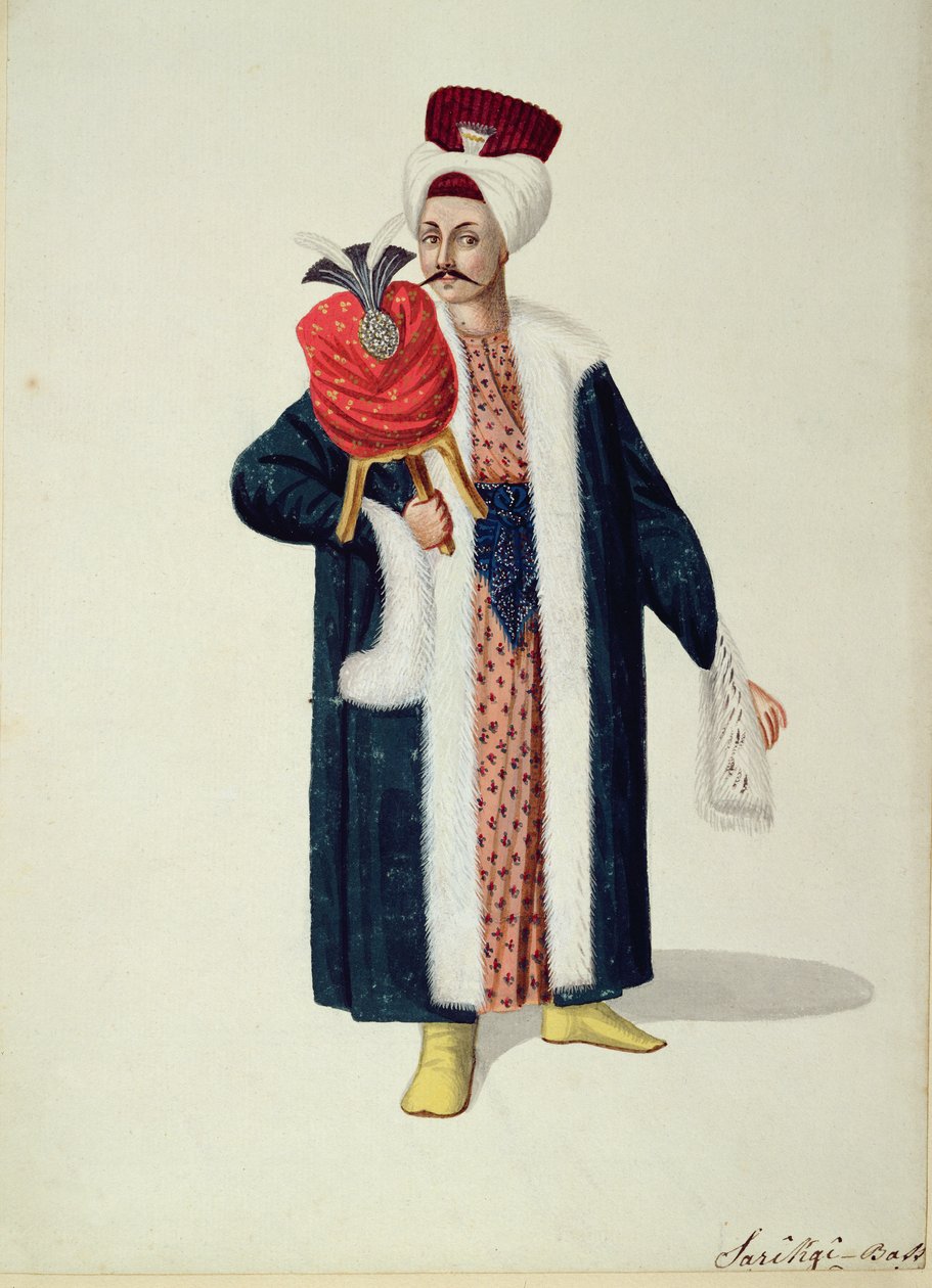 Sarik Basa, Master of the Turban, Ottoman period, third quarter of 18th century by Turkish School