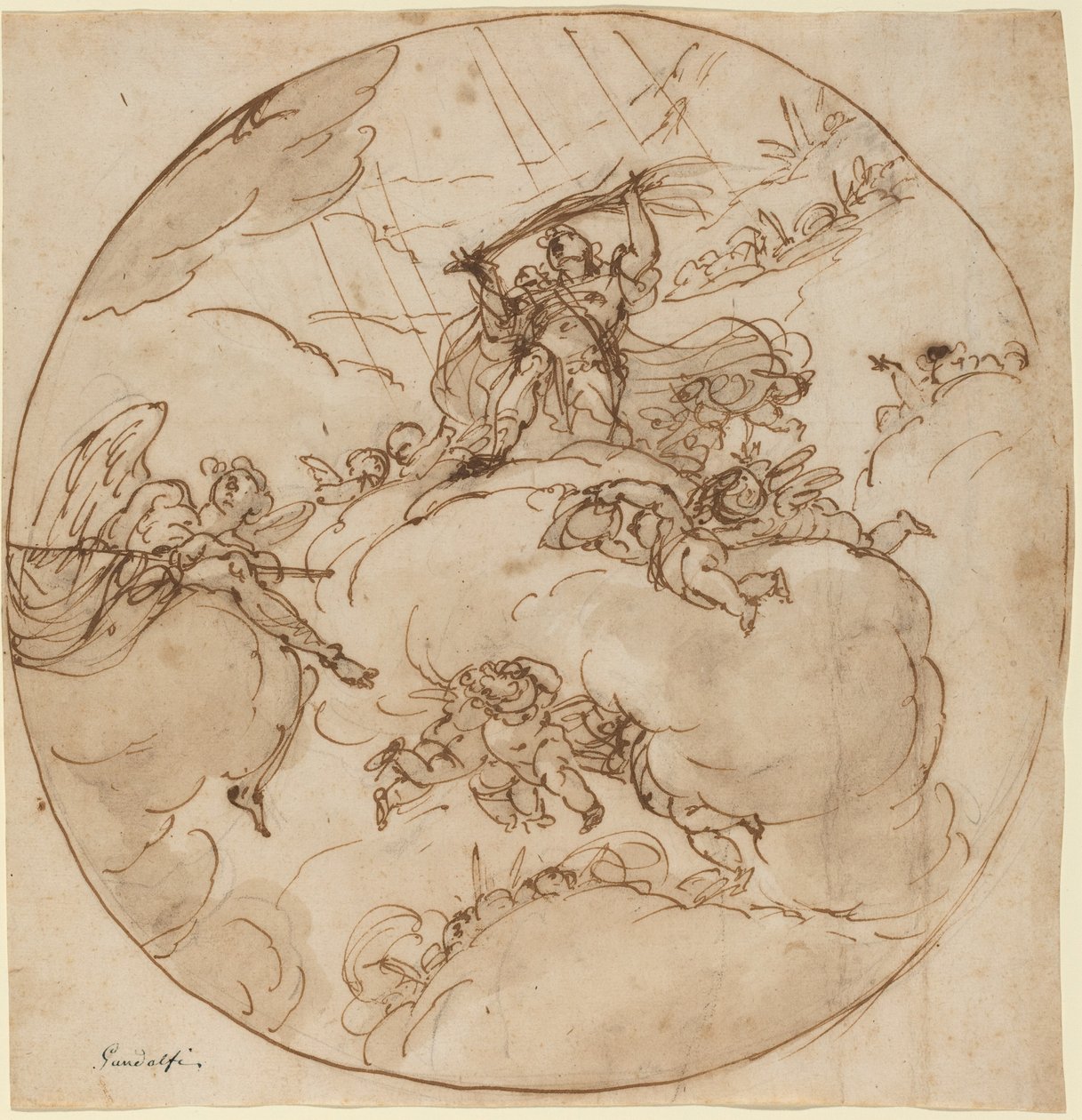 The Apotheosis of San Vitale by Ubaldo Gandolfi