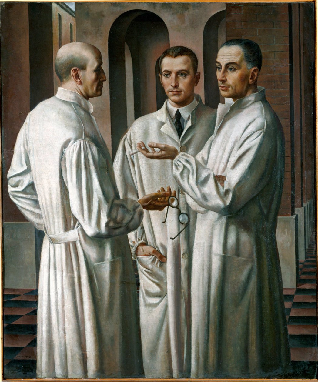 Three Surgeons by Ubaldo Oppi
