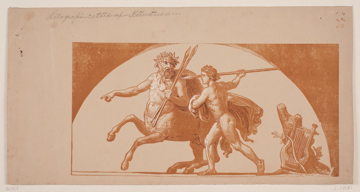 Chiron and Achilles by Ubekendt