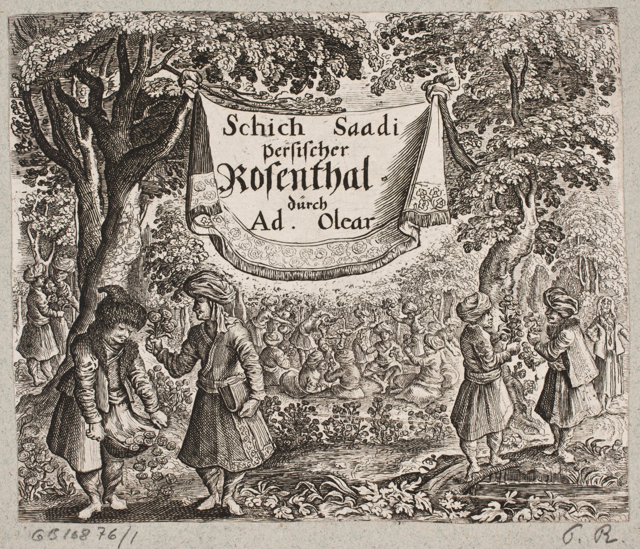 Frontispiece to Adam Olearius, 
