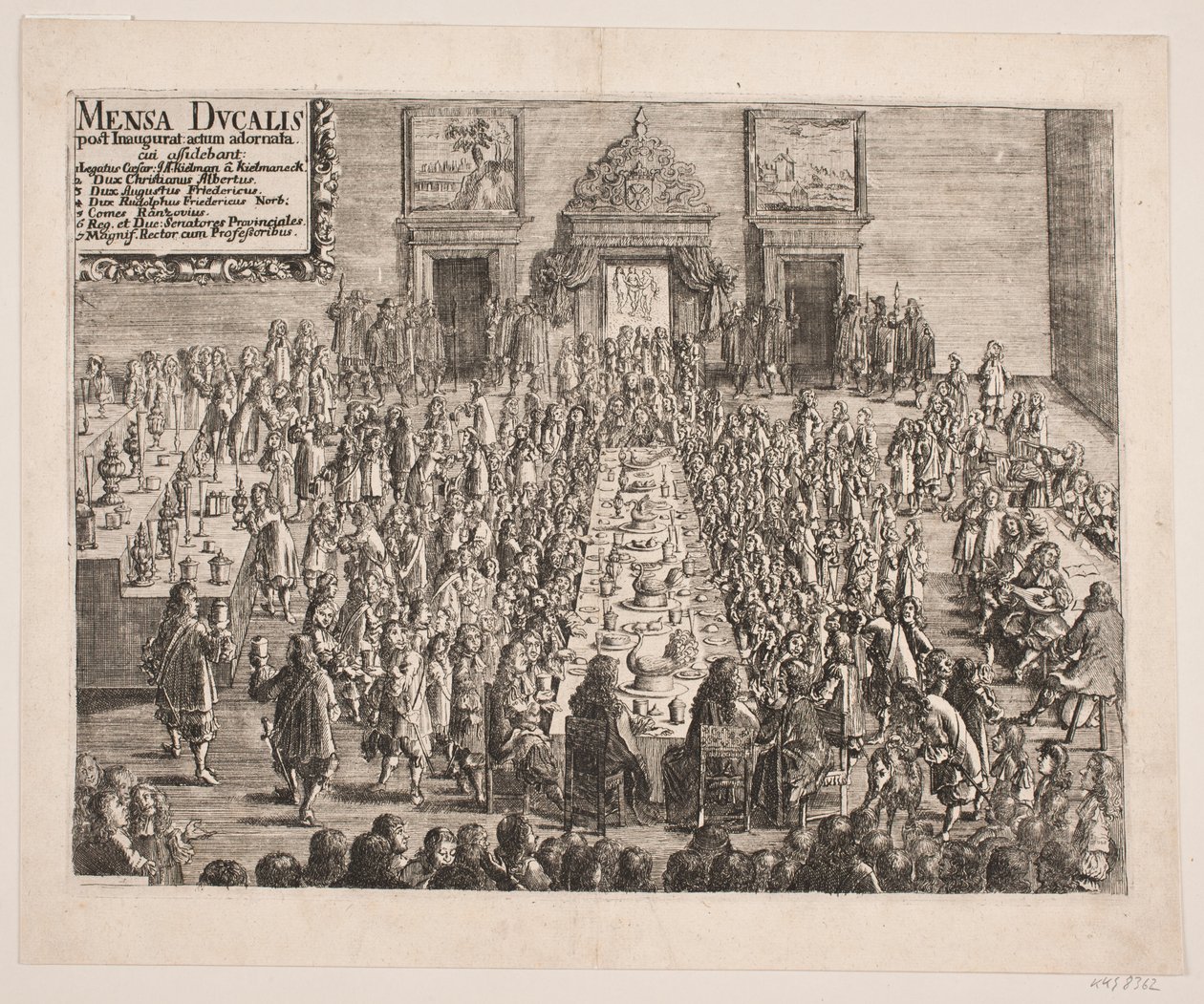 "Mensa Ducalis". The Banquet at Duke Christian Albrecht