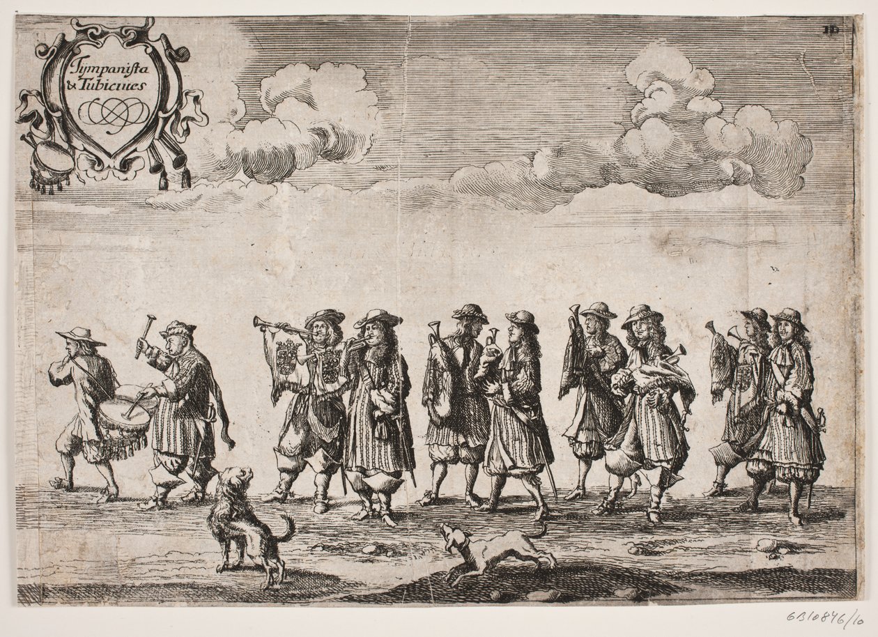 Procession on the Occasion of the Inauguration of Kiel University. Plate 10 by Ubekendt