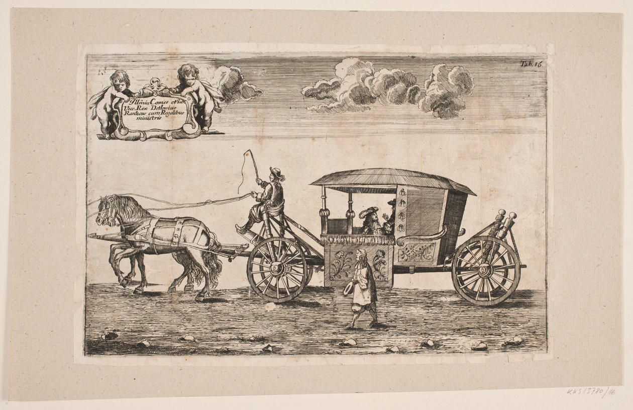 Procession on the Occasion of the Inauguration of Kiel University. Plate 16 by Ubekendt