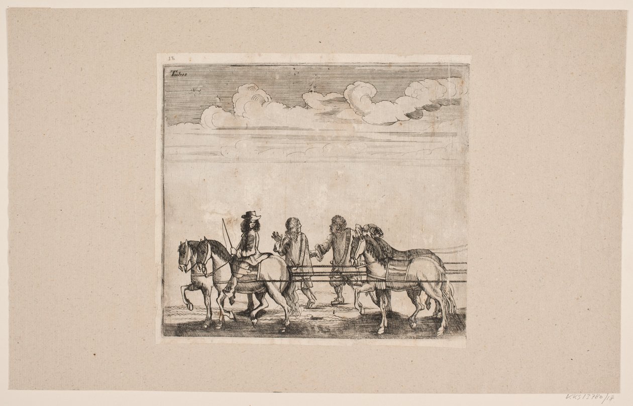 Procession on the Occasion of the Inauguration of Kiel University. Plate 18 by Ubekendt
