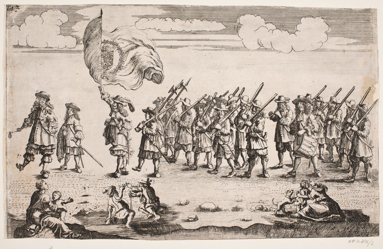 Procession for the Inauguration of Kiel University. Panel 2 by Ubekendt