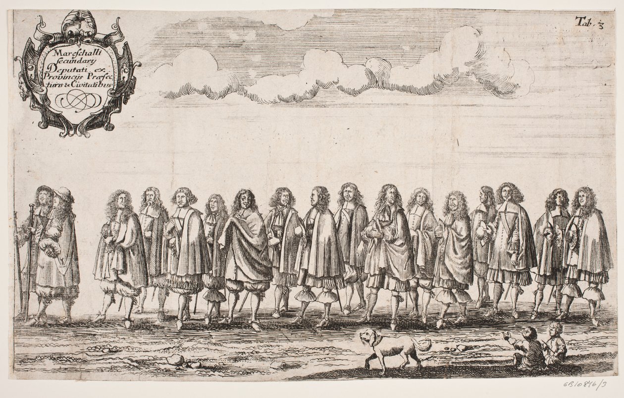 Procession on the Occasion of the Inauguration of Kiel University. Plate 3 by Ubekendt