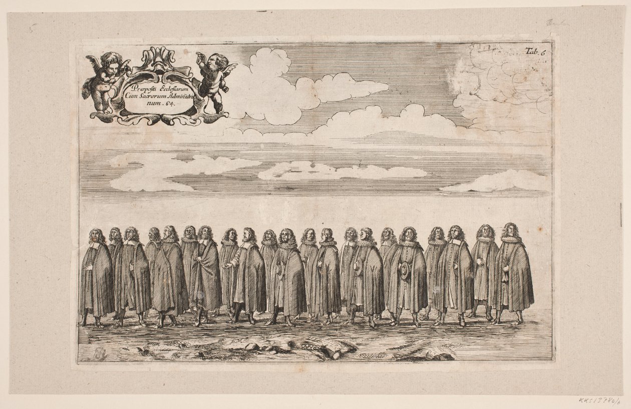 Procession for the Inauguration of Kiel University. Plate 6 by Ubekendt