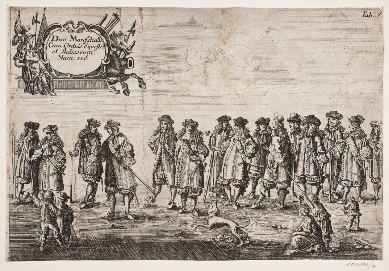 Procession for the Inauguration of Kiel University. Plate 7 by Ubekendt