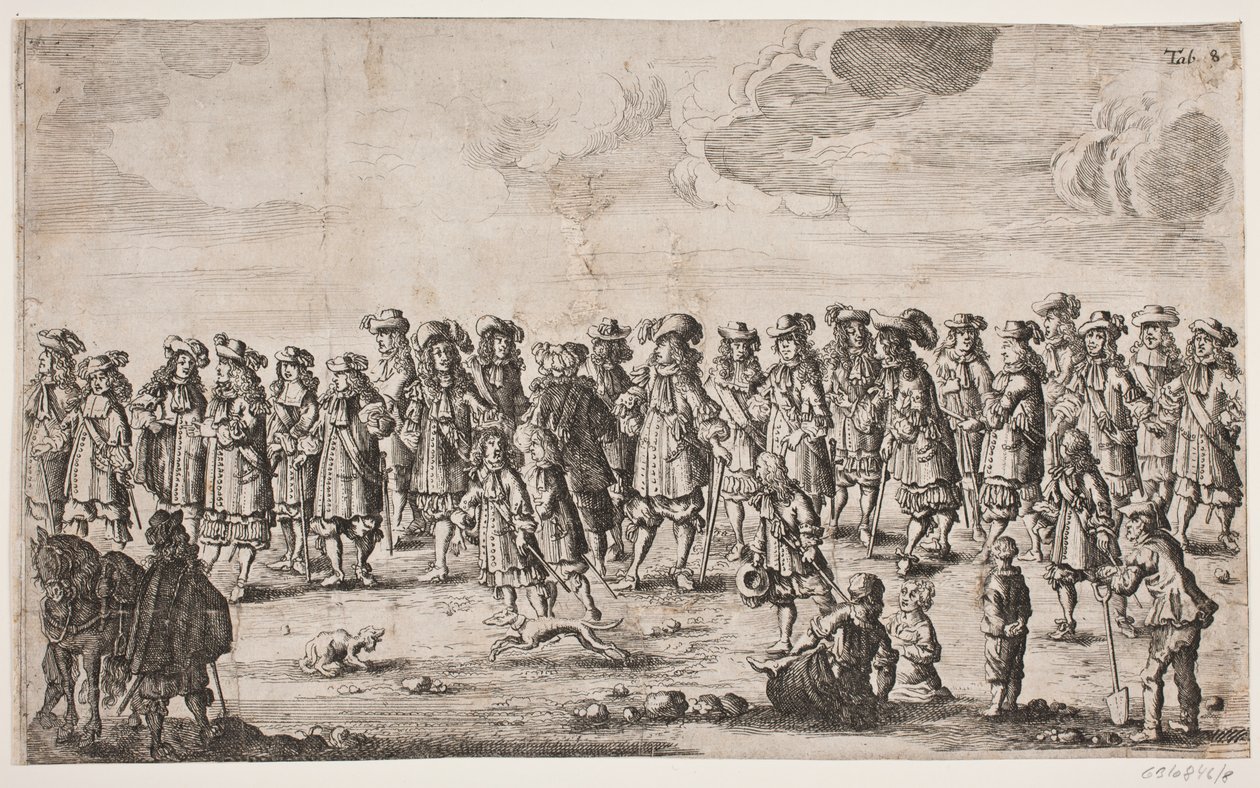 Procession for the Inauguration of Kiel University. Plate 8 by Ubekendt