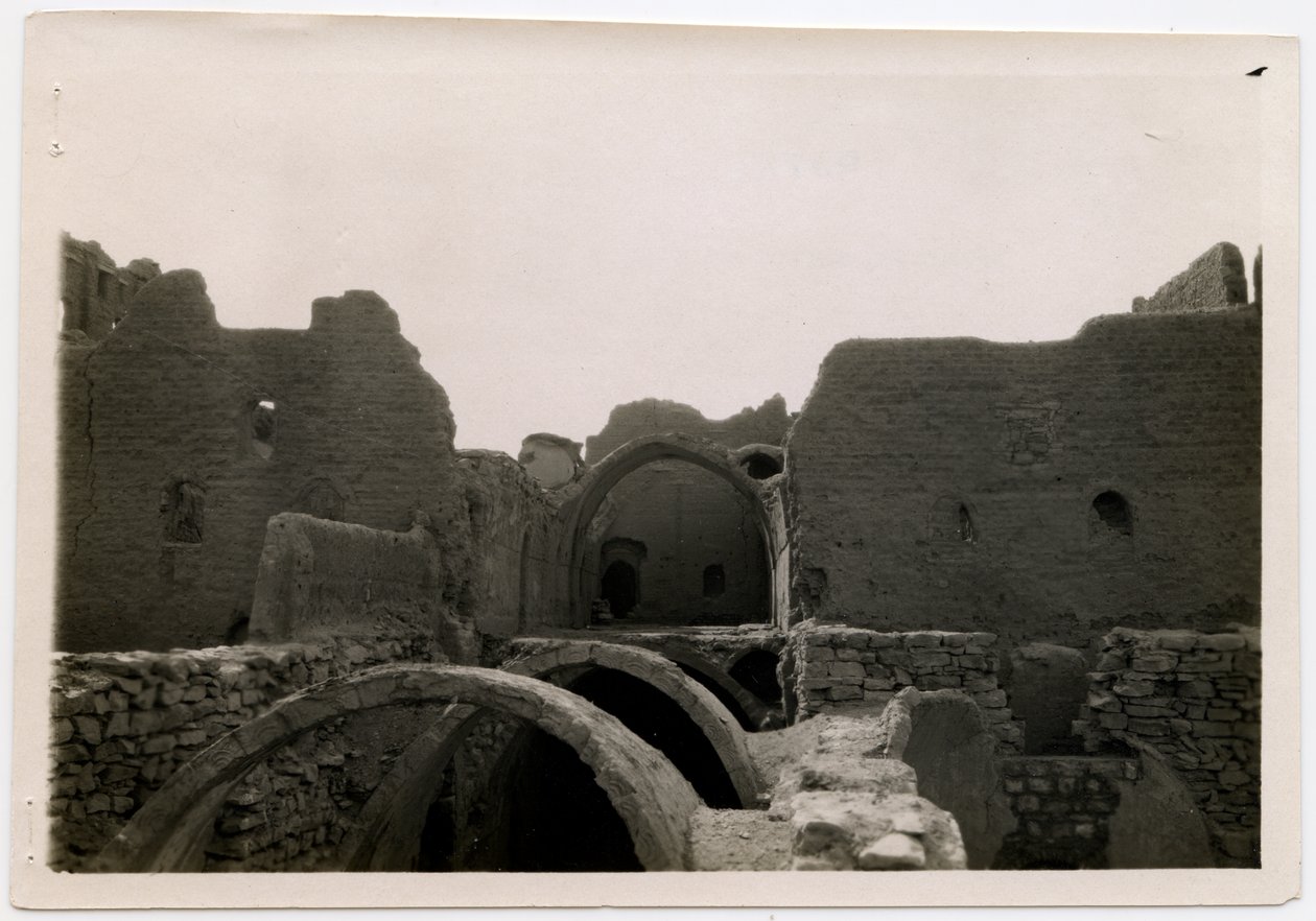 Large Keep (Qasr) of Monastery of St Simeon, Aswan, Egypt by Ugo Monneret de Villard
