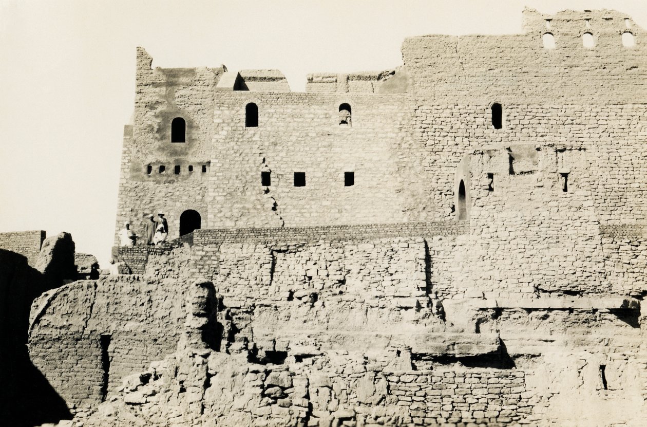 Monastery of St Simeon after Restoration, Aswan, Egypt by Ugo Monneret de Villard
