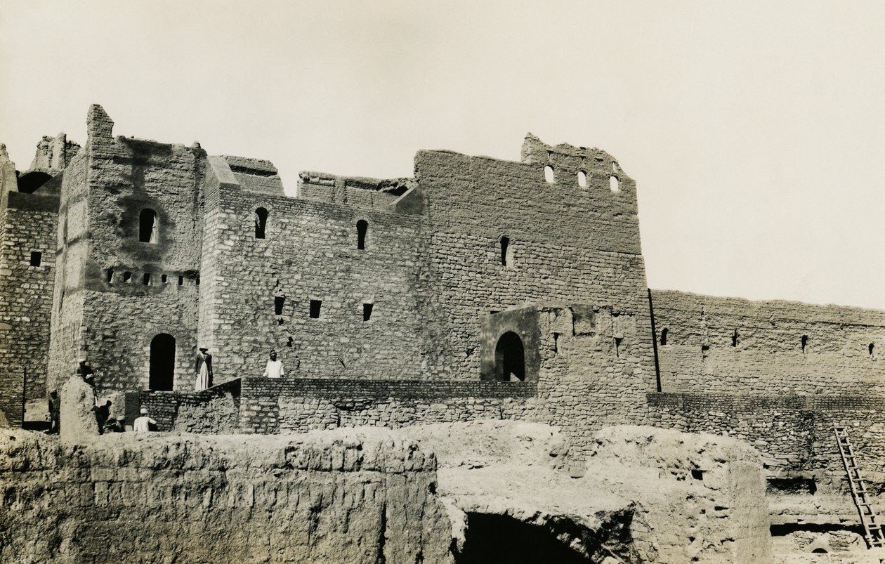 Monastery of St Simeon after Restoration, Aswan, Egypt by Ugo Monneret de Villard