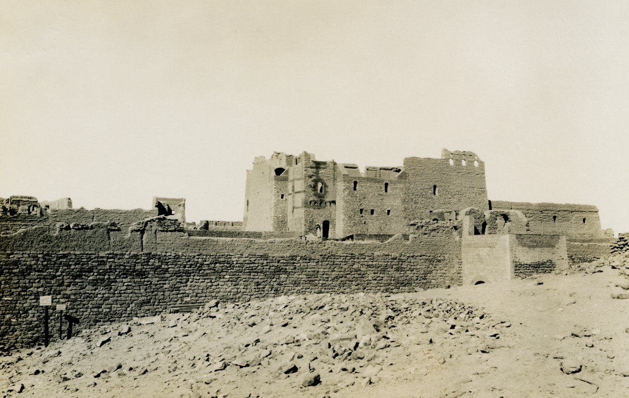 Monastery of St Simeon, Seen from Outside from East, Aswan, Egypt by Ugo Monneret de Villard
