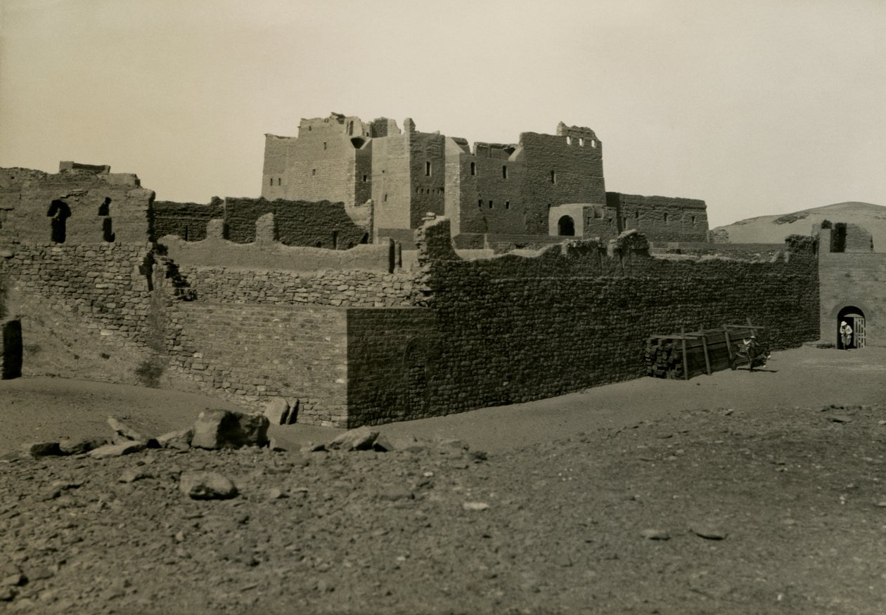 Monastery of St Simeon, Seen from Southeast, Aswan, Egypt by Ugo Monneret de Villard