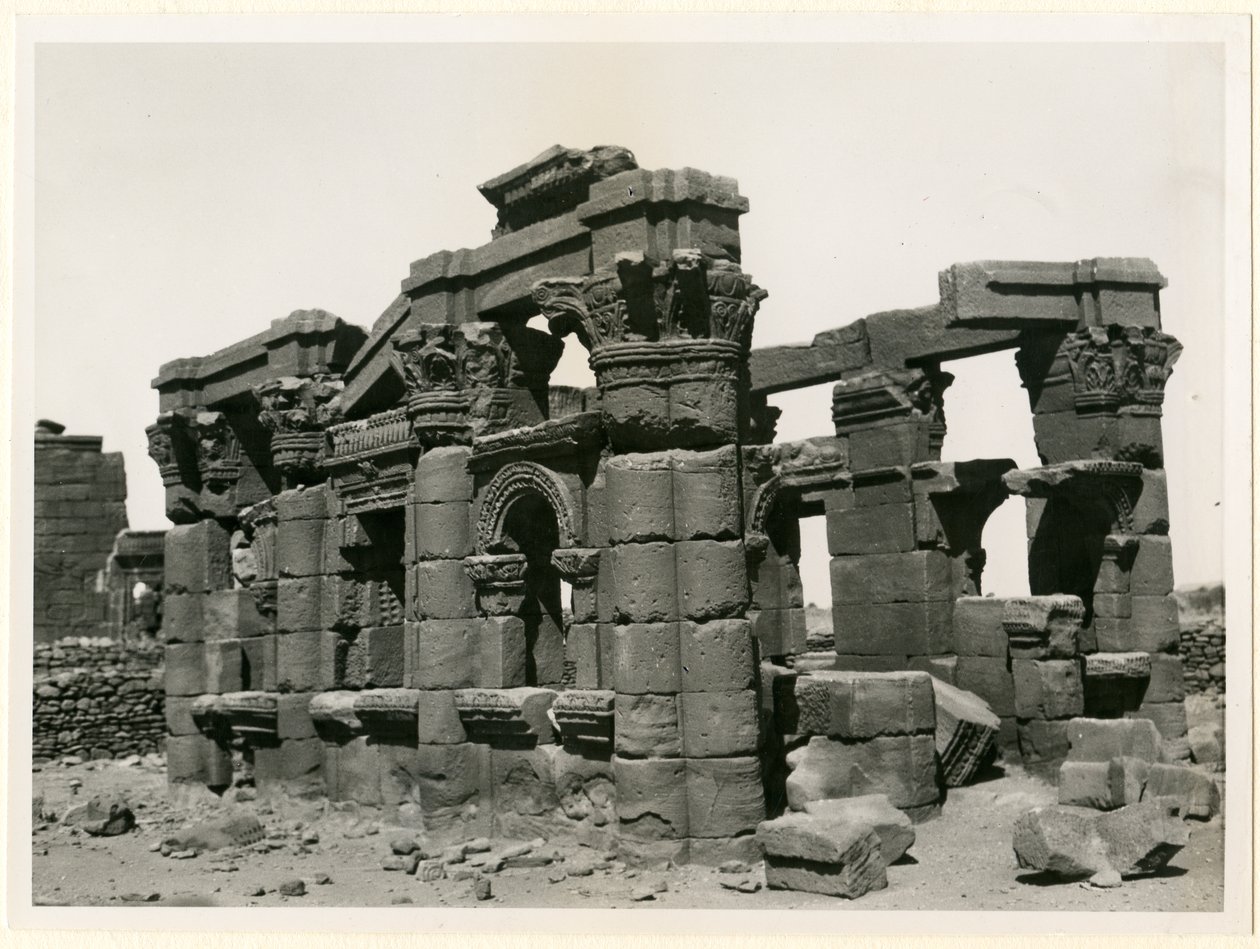 Roman kiosk, Naqa, Sudan by Ugo Monneret de Villard