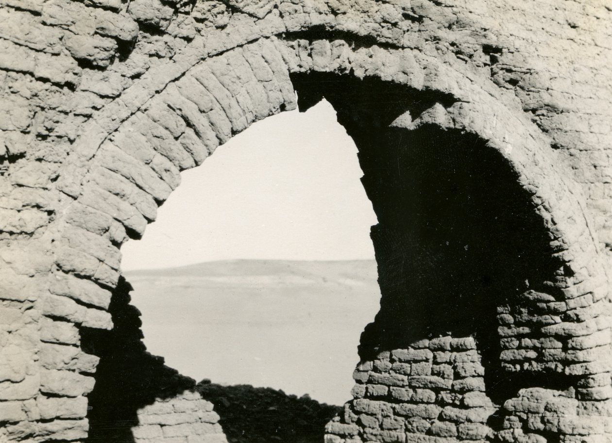 Ruins of Church in Desert, Detail of Pendentive for Dome, Adindan, Egypt by Ugo Monneret de Villard