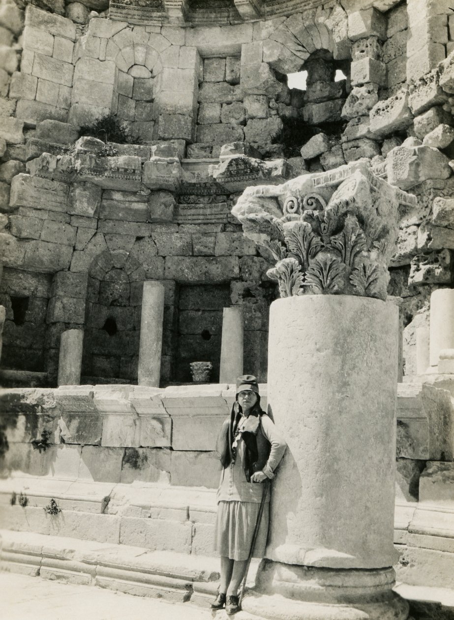 The Nymphaeum, Greek-Roman City of Gerasa (Today Jerash) by Ugo Monneret de Villard