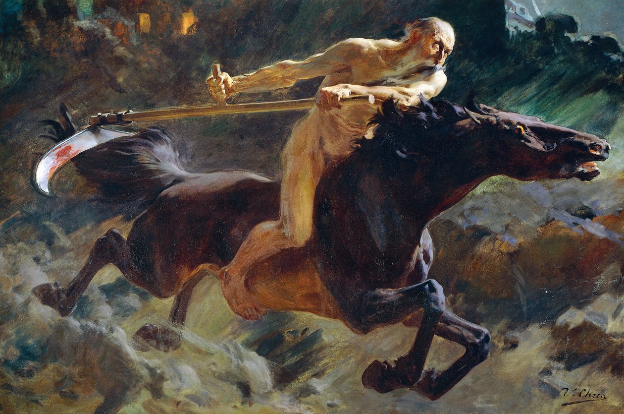 The Horseman of Apocalypse by Ulpiano Checa y Sanz