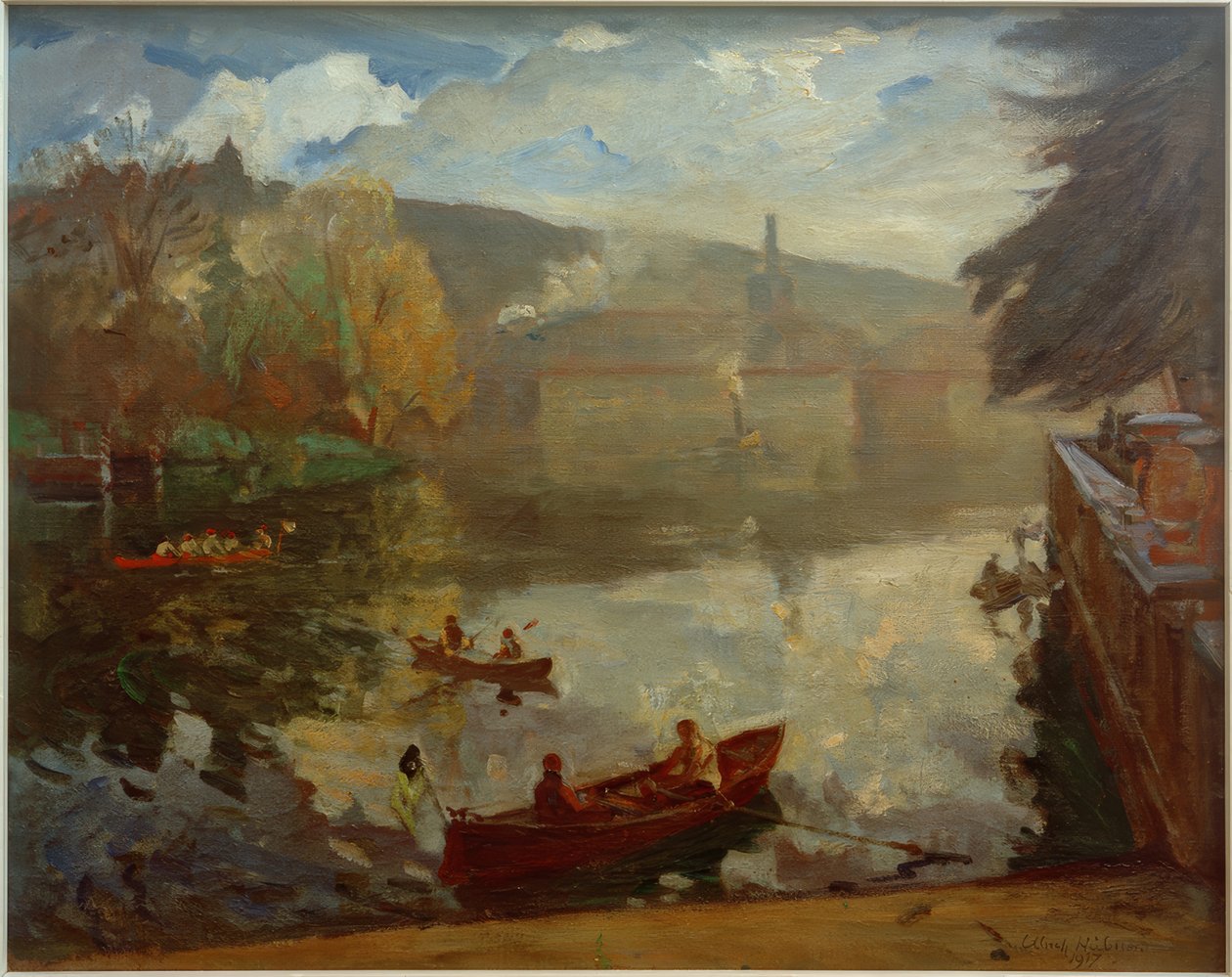 The Havel near Potsdam by Ulrich Hubner: Buy fine art prints