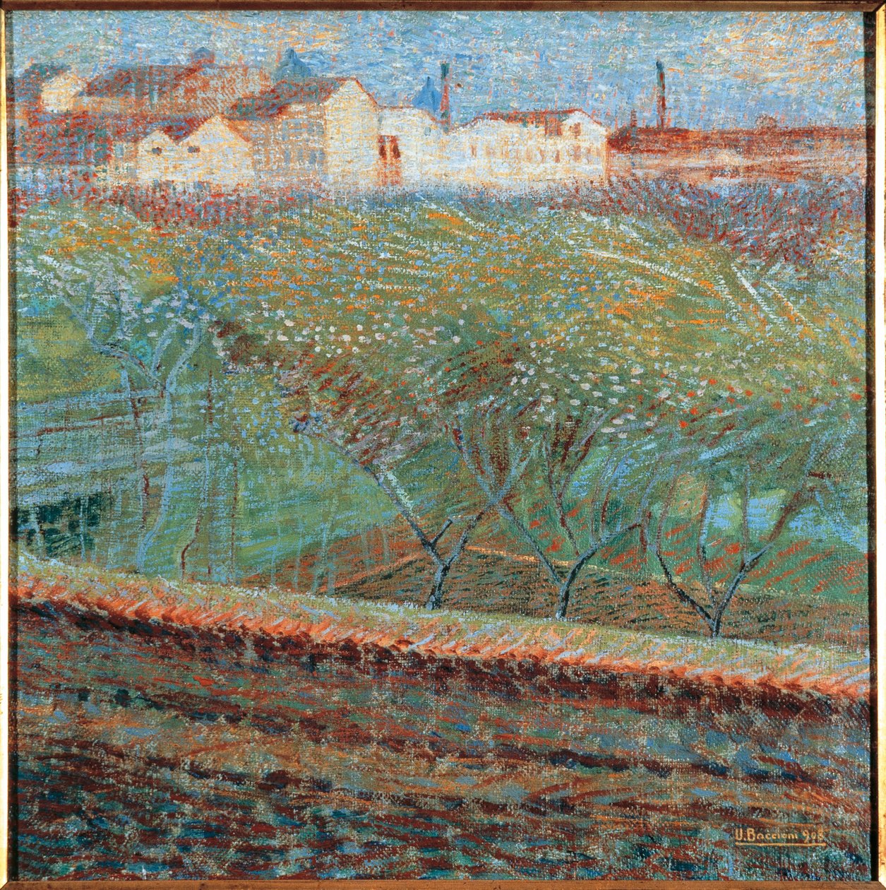 April Evening, by Umberto Boccioni by Umberto Boccioni