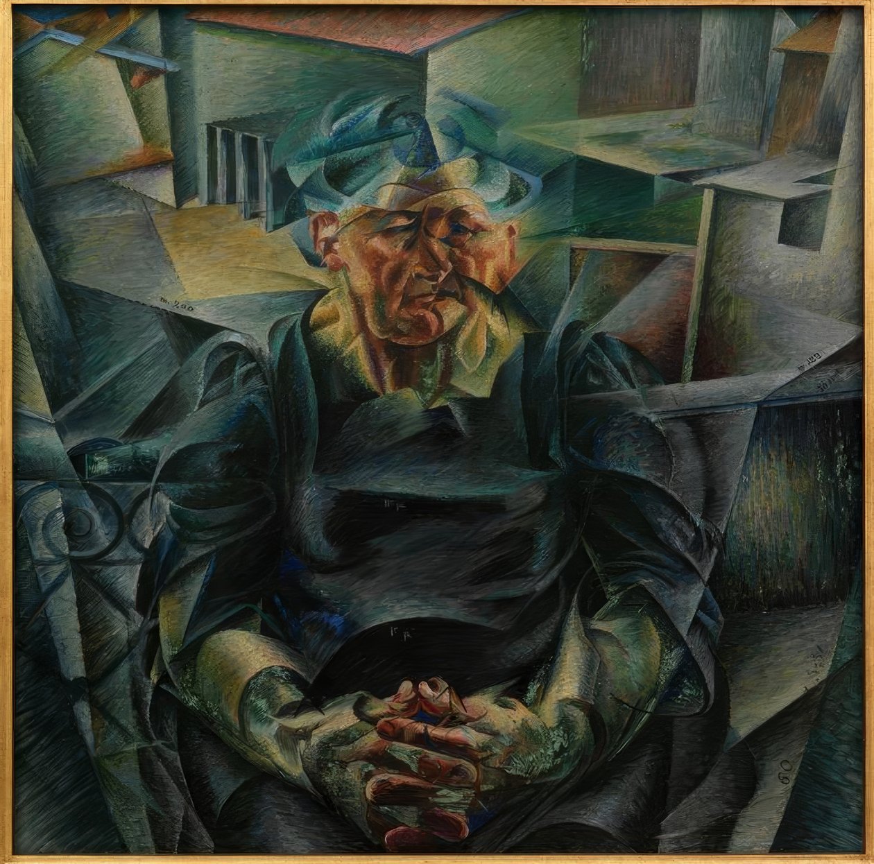 Horizontal Construction by Umberto Boccioni