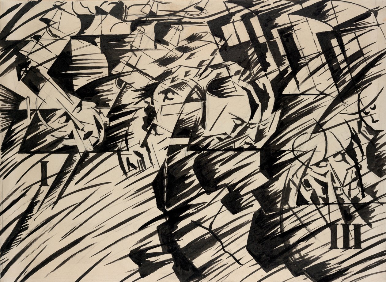 States of Mind: Those Who Go by Umberto Boccioni