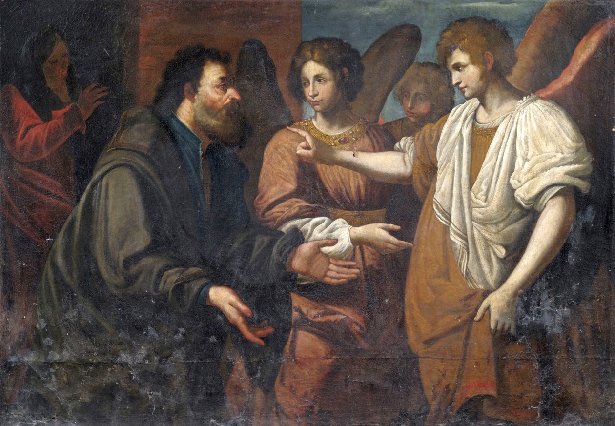 Abraham and the Three Angels by Unbekannt Unbekannt