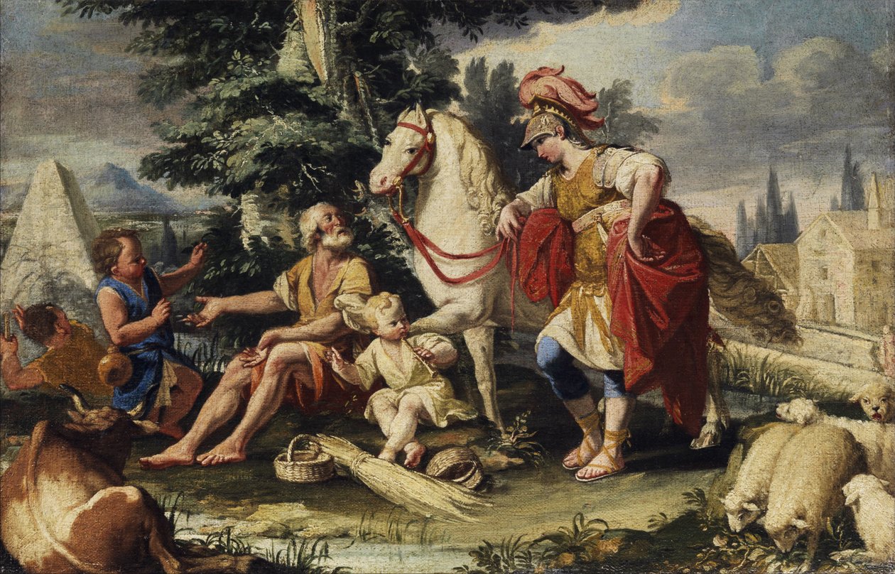 Alexander and a Philosopher by Unbekannt Unbekannt