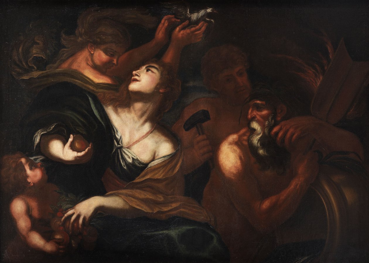 Allegory of the Four Elements by Unbekannt Unbekannt