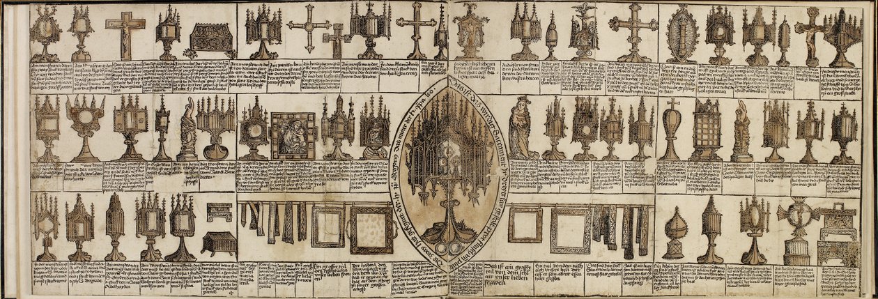 Andechs Relic Letter from 1496 by Unbekannt Unbekannt
