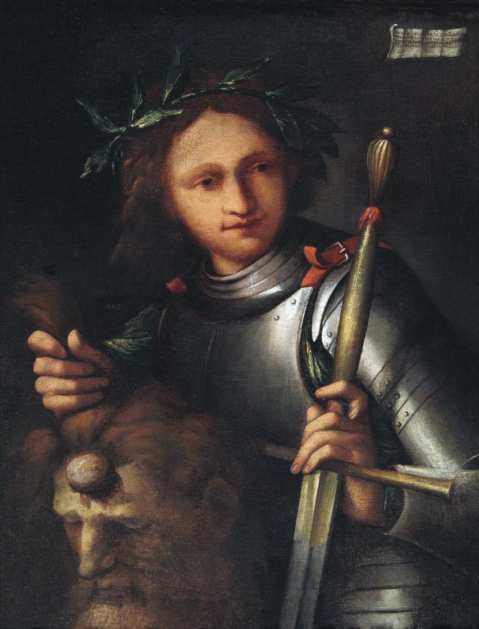 David and Goliath by Unbekannt Unbekannt