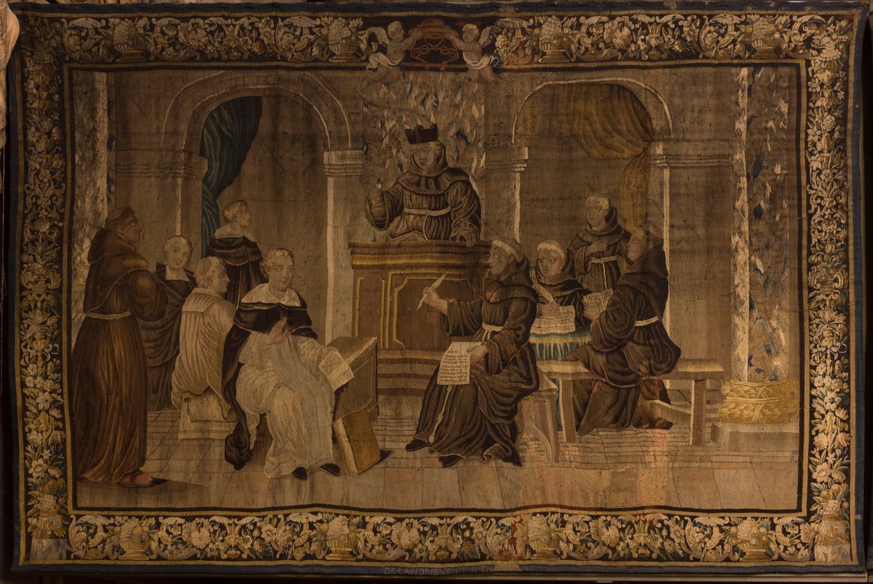 Saint Bonaventure Teaching by Unbekannt Unbekannt