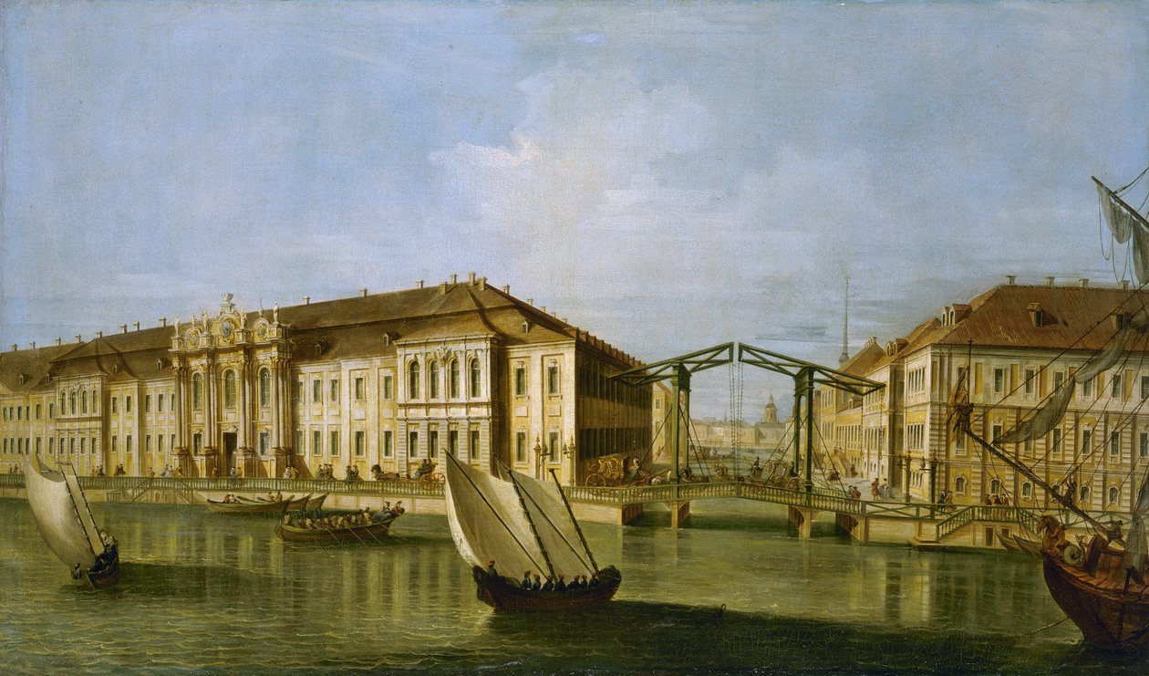View of the Winter Palace by Unbekannt Unbekannt