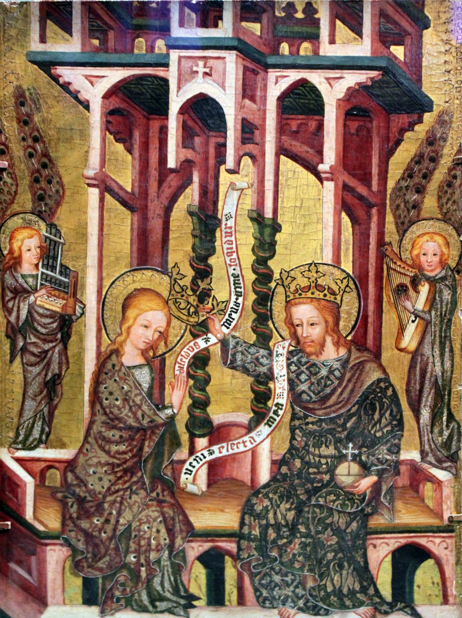 The Coronation of the Virgin by Unbekannt Unbekannt