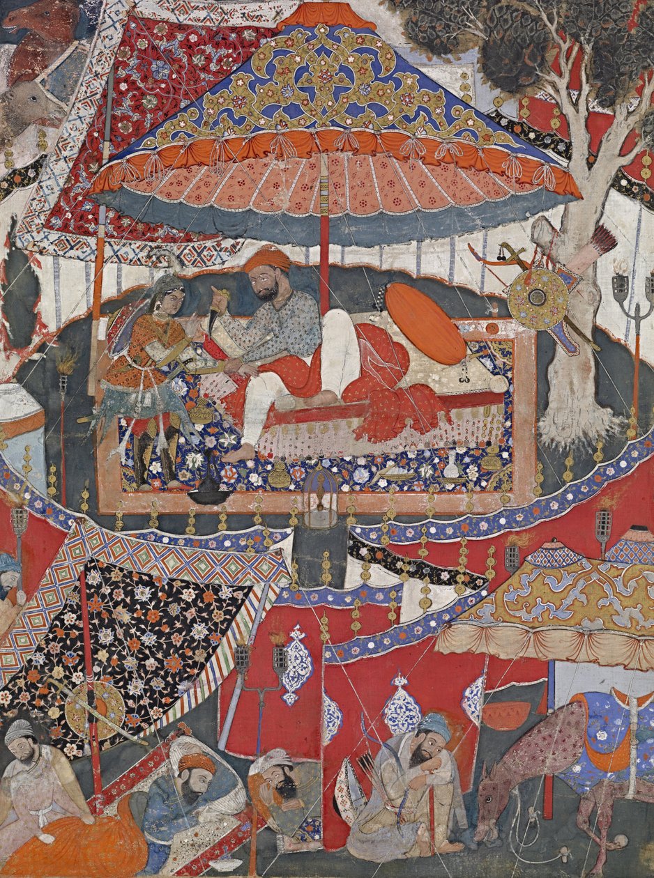 A Page of the Dastan-i Amir Hamza (Hamzanama) by Unbekannt Unbekannt